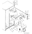 FRESH FOOD SECTION Diagram and Parts List for GSS22VFPJWW  General Electric Refrigerator