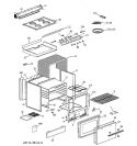 Part Location Diagram of WB49X5587 GE BURNER BOX