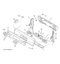 CONTROL PANEL Diagram and Parts List for JBP70SK1SS  General Electric Range