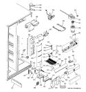 FRESH FOOD SECTION Diagram and Parts List for PSK27NGSACCC  General Electric Refrigerator