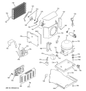 Part Location Diagram of WR01X10458 GE STUD COMPRESSOR Mounting