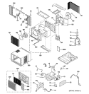Part Location Diagram of WJ71X10635 GE GRILLE Assembly W\LOUVER HR