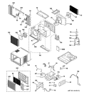 Part Location Diagram of WJ98X10190 GE COMPRESSOR