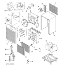 DEHUMIDIFIER Diagram and Parts List for AHG30LHG1  General Electric Dehumidifier