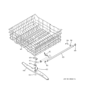 UPPER RACK ASSEMBLY Diagram and Parts List for GSD6100K10CC  General Electric Dishwasher