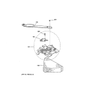 DOOR LOCK Diagram and Parts List for JBP78CB1CC  General Electric Range