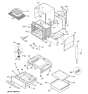 BODY PARTS Diagram and Parts List for JGSP48SH1SS  General Electric Range