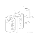 CONTROLLER PARTS Diagram and Parts List for JVM1630WJ01  General Electric Microwave