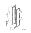 FREEZER DOOR Diagram and Parts List for GCK23LASAFCC  General Electric Refrigerator
