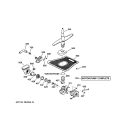 MOTOR - PUMP MECHANISM Diagram and Parts List for GSD5132F02WW  General Electric Dishwasher