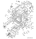 BODY PARTS Diagram and Parts List for JGB928KEK3CC  General Electric Range