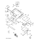 GAS & BURNER PARTS Diagram and Parts List for JGB928SEK3SS  General Electric Range
