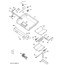 GAS & BURNER PARTS Diagram and Parts List for JGBP35BEJ2BB  General Electric Range