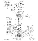 PUMP Diagram and Parts List for GXSH39E02  General Electric Water Softener