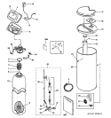 BODY PARTS Diagram and Parts List for GXSS20H01  General Electric Water Softener