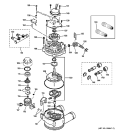 PUMP Diagram and Parts List for GXSS20H01  General Electric Water Softener
