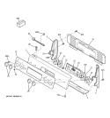 Part Location Diagram of WB27T10632 GE FACEPLATE GRAPHICS