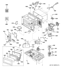 MICROWAVE Diagram and Parts List for JES1339WC04  General Electric Microwave