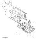 INSTALLATION PARTS Diagram and Parts List for JES1451BJ02  General Electric Microwave