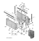 Part Location Diagram of WJ98X10012 GE COMPRESSOR