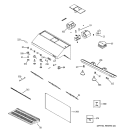 RANGE HOOD Diagram and Parts List for ZV48RSF1SS  General Electric Range Hood