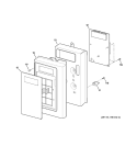 CONTROLLER PARTS Diagram and Parts List for JVM1640WJ03  General Electric Microwave