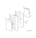 CONTROLLER PARTS Diagram and Parts List for JVM1640SJ03  General Electric Microwave