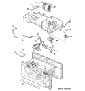 INTERIOR PARTS 2 Diagram and Parts List for JVM1640SJ03  General Electric Microwave