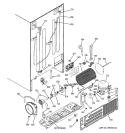 SEALED SYSTEM & MOTHER BOARD Diagram and Parts List for PIG23SGSBFSV  General Electric Refrigerator