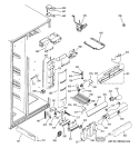 FRESH FOOD SECTION Diagram and Parts List for GCG21SISBFSS  General Electric Refrigerator