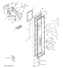 FREEZER DOOR Diagram and Parts List for GSC23LSRDSS  General Electric Refrigerator