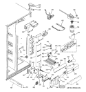 FRESH FOOD SECTION Diagram and Parts List for PCG23SGSBFSS  General Electric Refrigerator