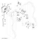 ELECTRICAL COMPONENTS Diagram and Parts List for ZWVS1000SRA  General Electric Wine and Beverage Cooler