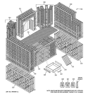 SHELVES & DRAWER Diagram and Parts List for ZWVT1000SRA  General Electric Wine and Beverage Cooler