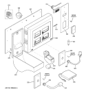 INVENTORY MANAGEMENT SYSTEM & TEMPERATURE DISPLAY Diagram and Parts List for ZWVT1000SRA  General Electric Wine and Beverage Cooler