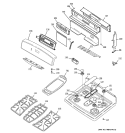 Part Location Diagram of WB36K10549 GE TRIM CONTROL