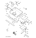 GAS & BURNER PARTS Diagram and Parts List for JGB900SEK4SS  General Electric Range