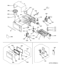 MICROWAVE Diagram and Parts List for JE2160CF02  General Electric Microwave