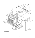 CONTAINER PARTS Diagram and Parts List for GCG1550F1CC  General Electric Trash Compactor