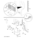 UNIT PARTS Diagram and Parts List for FUF14DPDRWH  General Electric Freezer