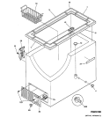Part Location Diagram of WR01X10398 GE PANEL-ACCESS WHITE