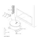 UNIT PARTS Diagram and Parts List for FCM7DMFWH  General Electric Freezer