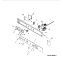 CONTROL PANEL Diagram and Parts List for ZET837WB2WW  General Electric Wall Oven