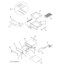 WARMING DRAWER ASSEMBLY Diagram and Parts List for ZTD910SF1SS  General Electric Warming Drawer
