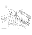 CONTROL PANEL Diagram and Parts List for JCBP64SJ1SS  General Electric Range