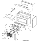 OUTER BODY Diagram and Parts List for ZDP36N6DD2SS  General Electric Range