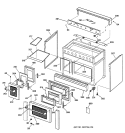 OUTER BODY Diagram and Parts List for ZDP48L6DD2SS  General Electric Range