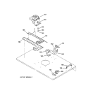 DOOR LATCH Diagram and Parts List for ZET857BBBB  General Electric Wall Oven