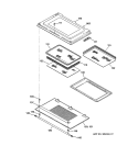DOOR Diagram and Parts List for ZET857BYBB  General Electric Wall Oven