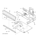 CENTER SPACER Diagram and Parts List for JT955SK3SS  General Electric Microwave Oven Combo